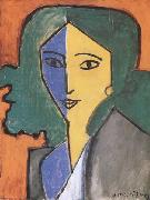 Henri Matisse Portrait of Lydia Delectorskaya (mk35) oil painting on canvas